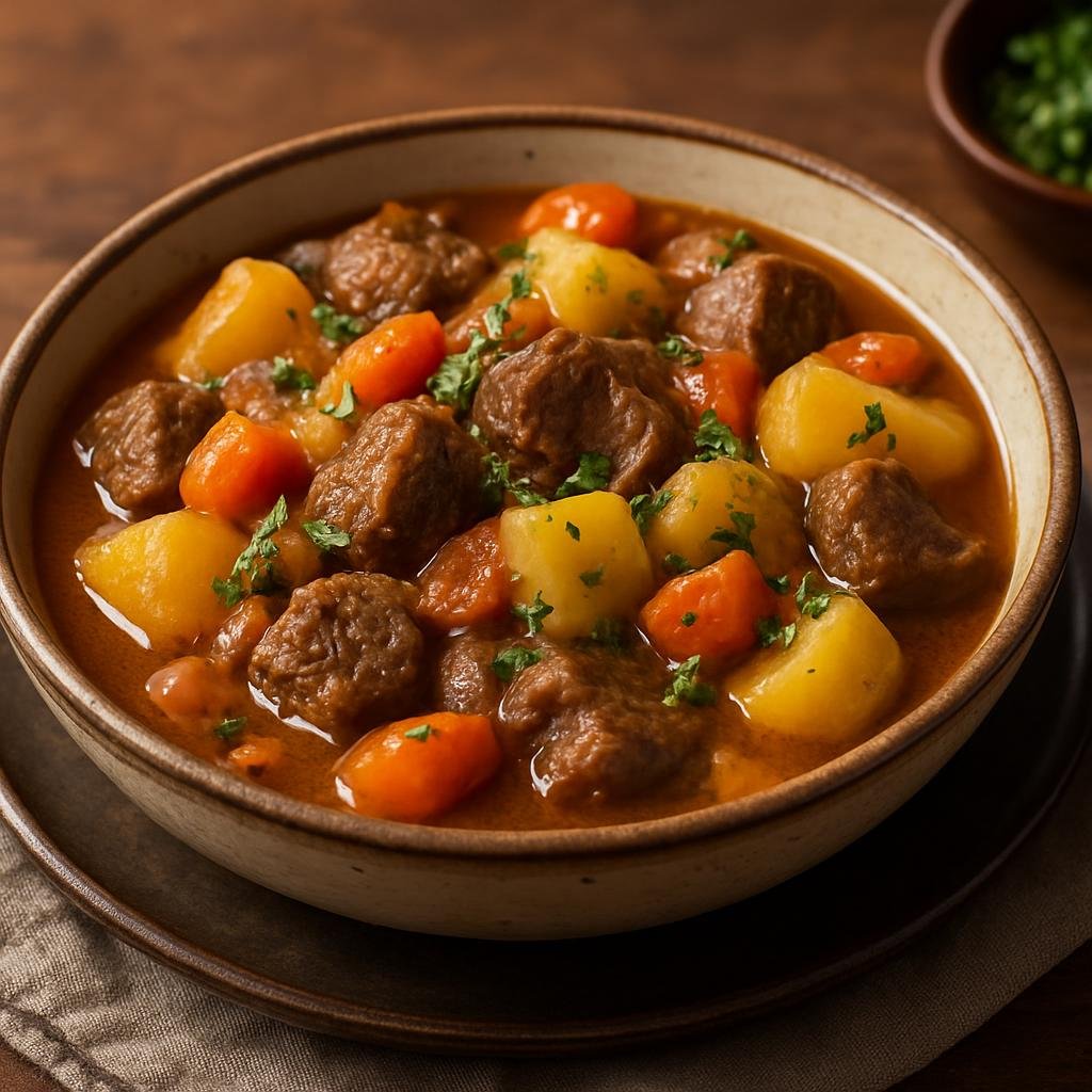 Entree: Russia – Kuban – Жаркое ➤ Zharkoye (Hearty Russian meat-and-potato stew of braised meat and root vegetables) recipe