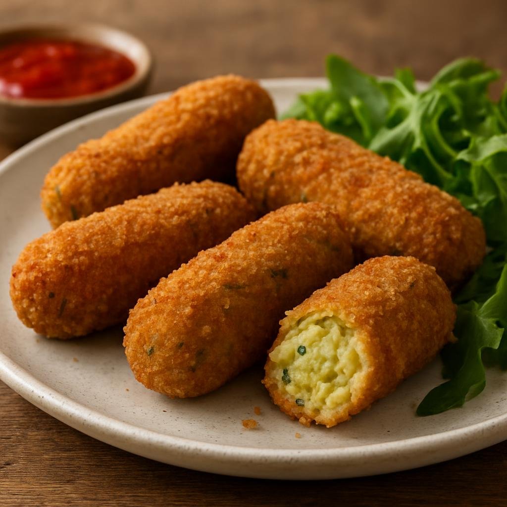 Entree: United Kingdom – Wales – Glamorgan Sausages (Traditional Welsh vegetarian cheese and leek sausages, breaded and fried or baked) recipe