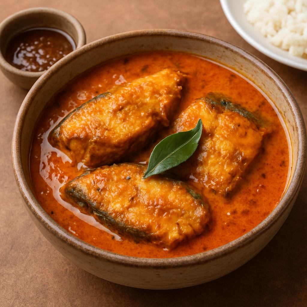 Entree: India – Goa – सामराची कोडी ➤ Samarachi Kodi (Goan coconut-tamarind fish curry) recipe