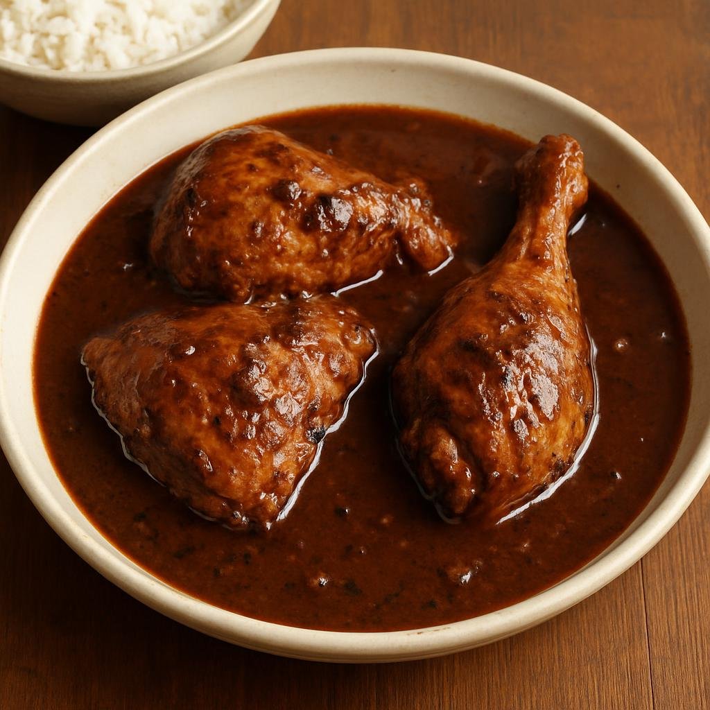 Entree: Brazil – Minas Gerais – Frango ao Molho Pardo (Traditional Minas Gerais braised chicken finished in a savory blood-based sauce) recipe