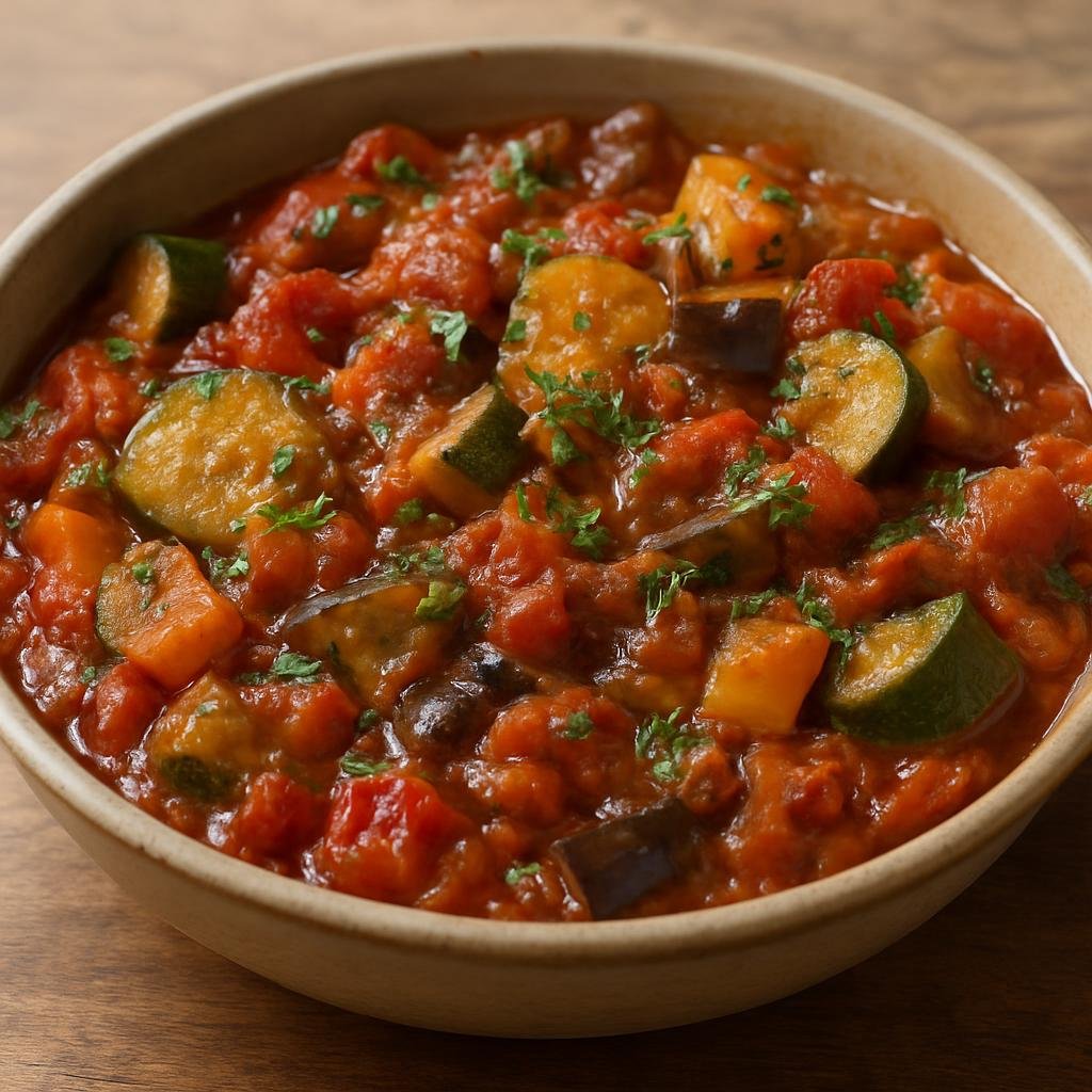 Entree: France – Dauphine – Matouille (Rustic Dauphiné vegetable and herb ragout slow-simmered until tender) recipe