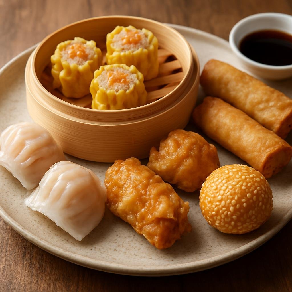 Entree: Canada – Toronto Multicultural – 點心 ➤ dim sum (Assorted Cantonese-style small steamed and fried bite-sized dishes served for shared brunch or lunch) recipe