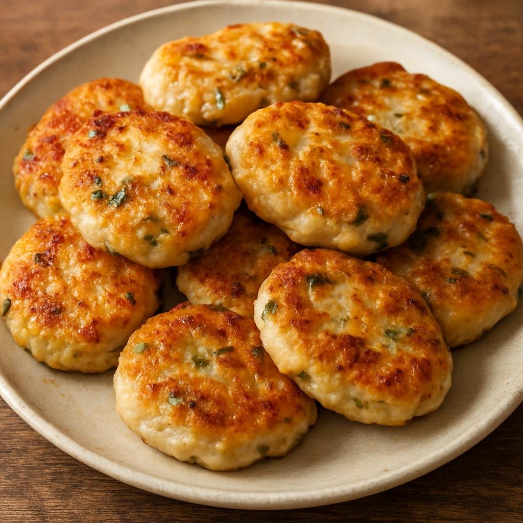 Entree: China – Hubei – 湖北鱼糕 ➤ Húběi yúgāo (Pan-fried seasoned fish paste cakes typical of Hubei province) recipe