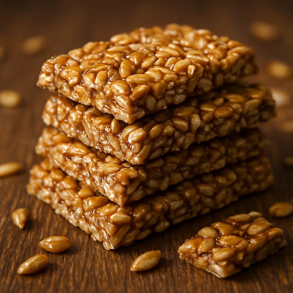 Entree: Russia – Southern Russia – Козинаки ➤ Kozinaki (Crunchy bars of caramelized sunflower seeds or nuts bound with honey or sugar) recipe