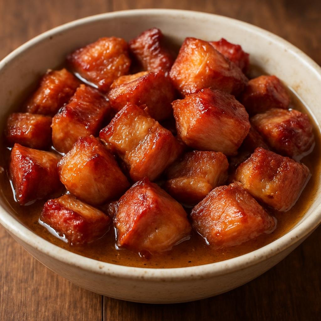 Entree: France – Loire Valley – Rillons de Touraine (Slow‑braised and preserved cubes of pork cooked in their own fat from the Touraine region) recipe