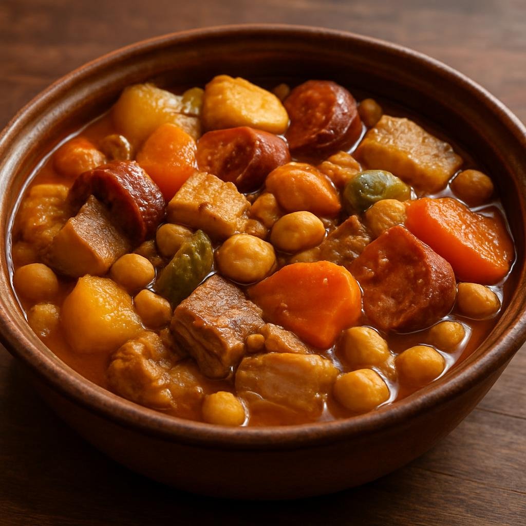 Entree: China – Macau – 澳門燉鍋 ➤ Àomén dùn guō (Macanese mixed-meat and vegetable stew blending Portuguese and Chinese ingredients) recipe