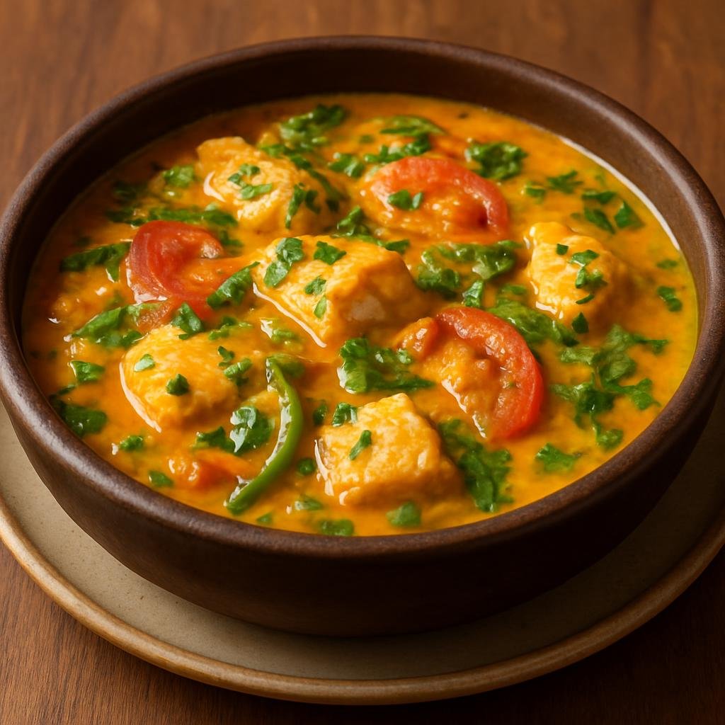 Entree: Brazil – Sao Paulo – Moqueca Paulista (São Paulo-style fish stew braised in coconut milk, tomatoes, and herbs) recipe