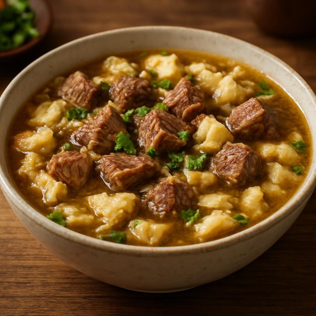Entree: China – Ningxia – 羊肉泡馍 ➤ Yángròu pàomó (Hearty mutton soup with torn flatbread soaked in rich lamb broth) recipe
