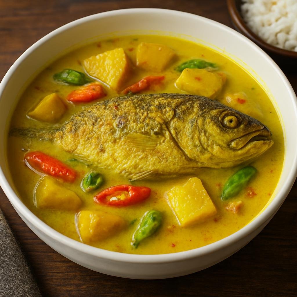 Entree: Indonesia – Papua – Ikan Kuah Kuning (Papuan turmeric and coconut fish stew) recipe