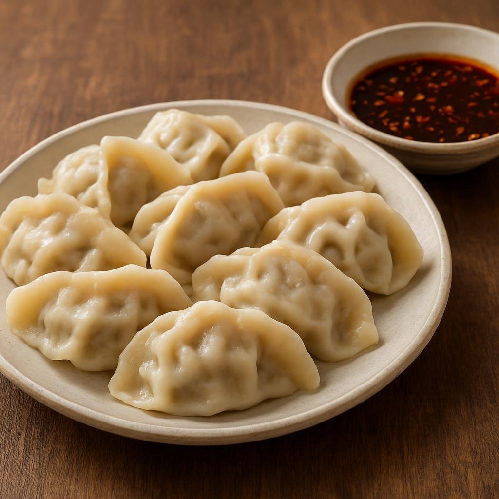Entree: China – Northeast Dongbei – 老边饺子 ➤ Lǎobiān Jiǎozi (Traditional Northeastern Chinese pork and cabbage dumplings served boiled with a savory dipping sauce) recipe