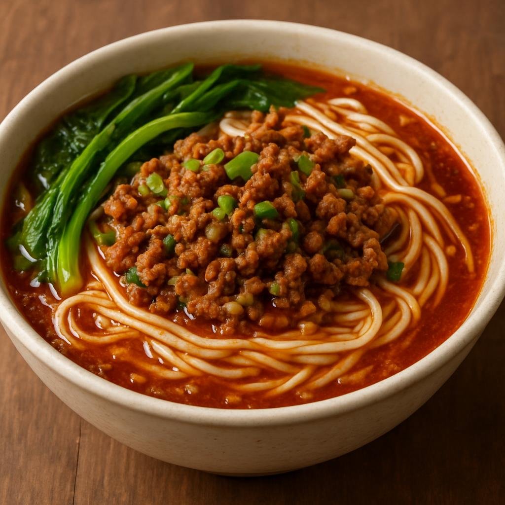 Entree: China – Shaanxi – 岐山臊子面 ➤ Qíshān Sāozi Miàn (Spicy savory minced-meat and vegetable noodle soup from Qishan, Shaanxi) recipe