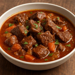 Entree: Mexico – Carne de Res Guisada (Braised Beef Stew) recipe