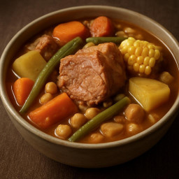Entree: Argentina – Puchero de Cerdo (Argentine pork puchero (meat-and-vegetable stew)) recipe