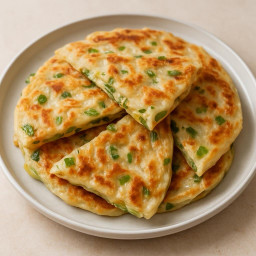 Appetizer: China – 葱油饼 ➤ Cong You Bing (Scallion Pancakes) recipe