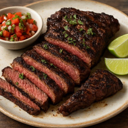 Entree: United States – Texas – Carne Asada–Style Hanger Steak recipe