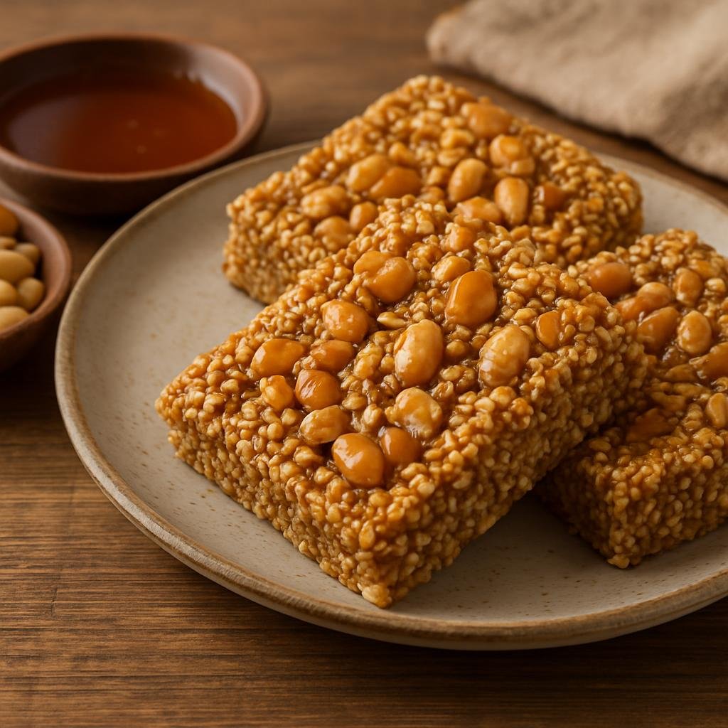 Dessert: Mexico – Mexico State, Central Mexico – Alegrías (Amaranth Honey Bars) recipe