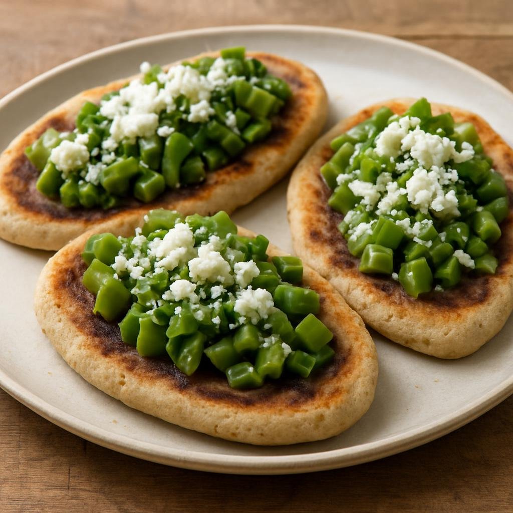 Appetizer: Mexico – Morelos (Central Mexico) – Tlacoyos de Frijol (Bean Tlacoyos) recipe