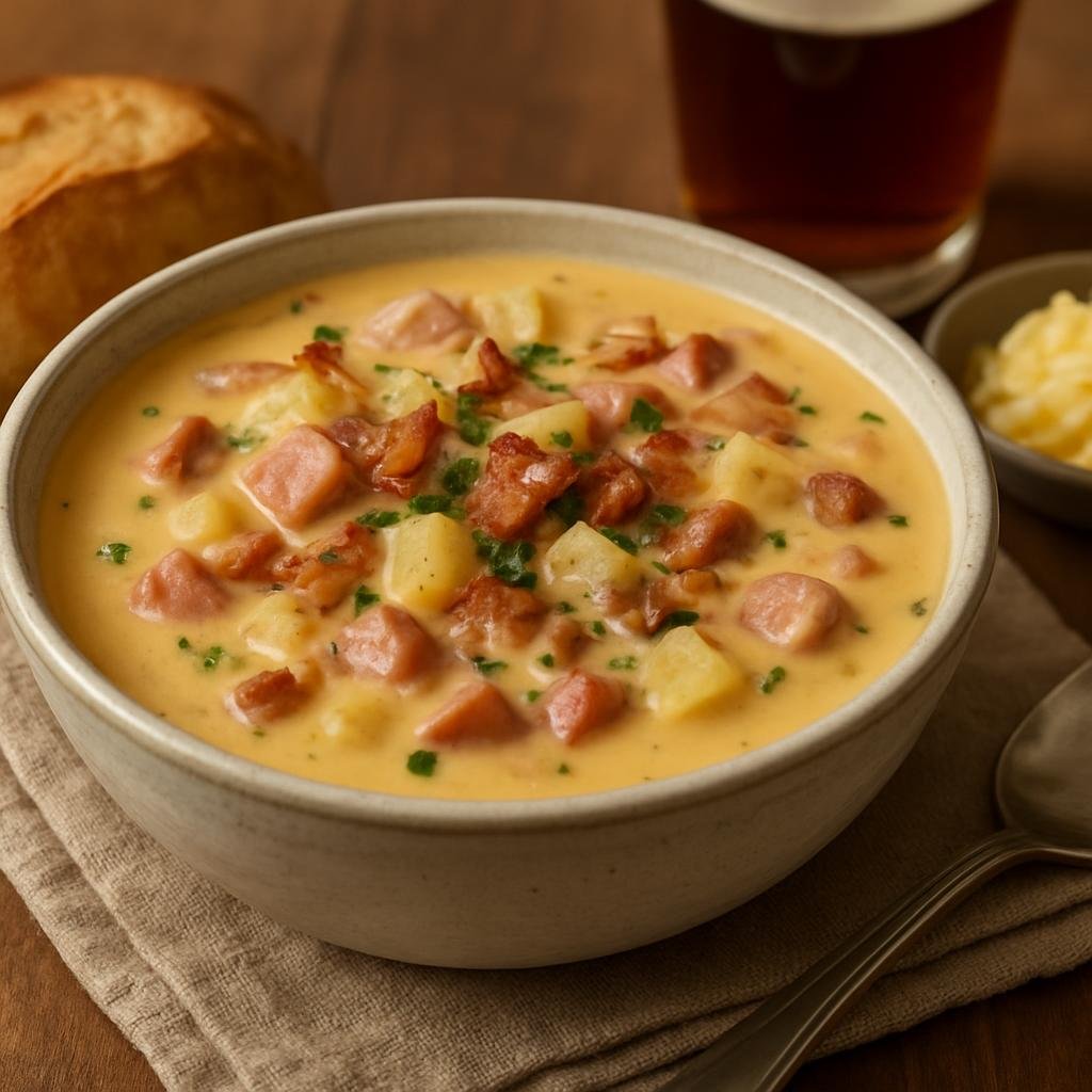 Entree: United States – Vermont – Vermont Cheddar and Ale Soup recipe