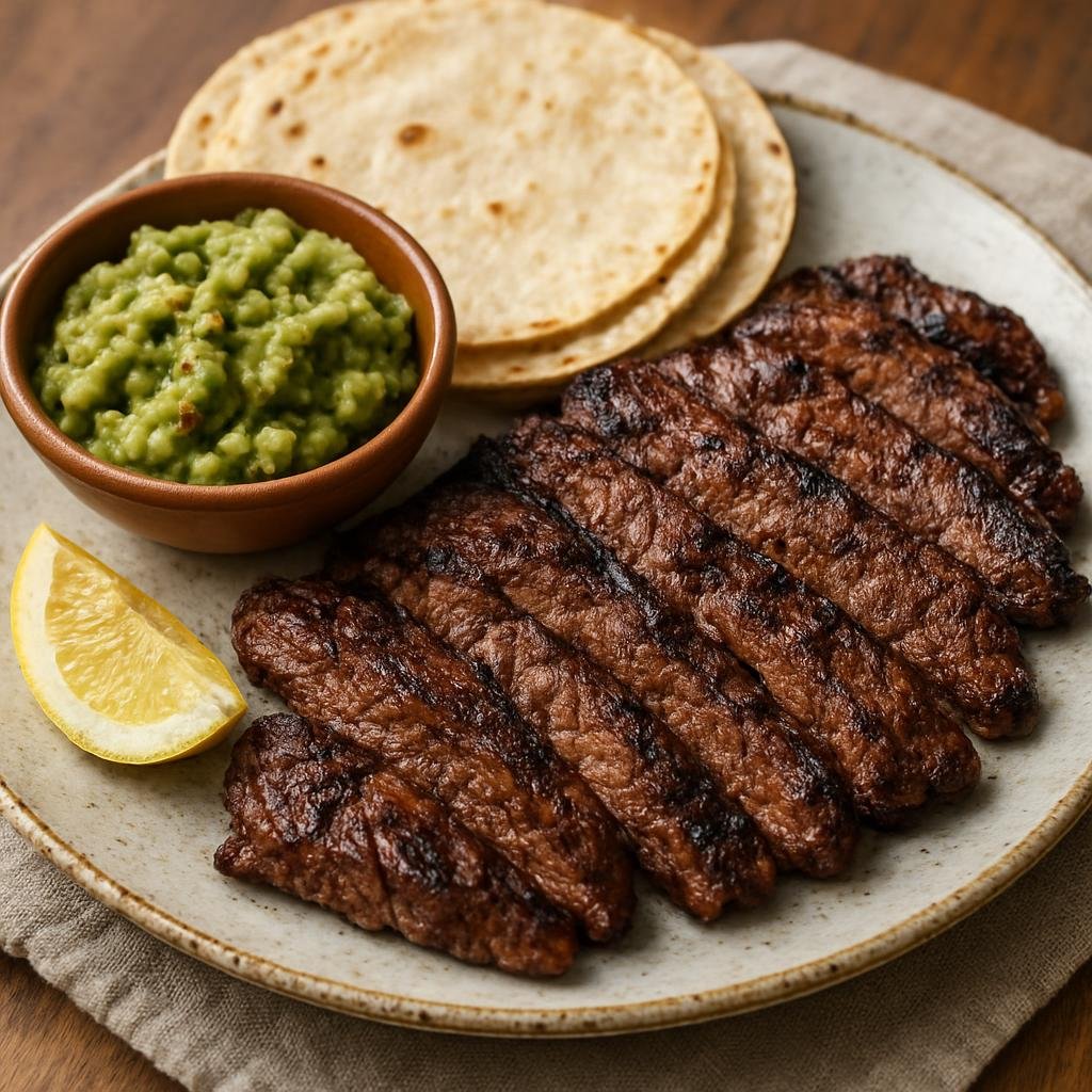 Entree: Mexico – Baja California, Northern Mexico – Carne Asada Estilo Baja recipe