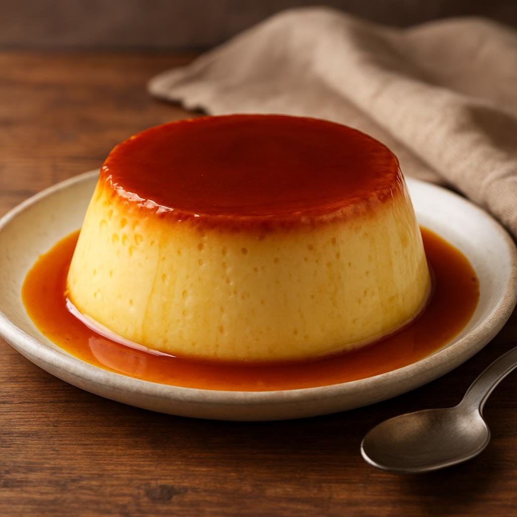 Dessert: Mexico – Mexico State, Central Mexico – Flan Napolitano (Neapolitan Flan) recipe
