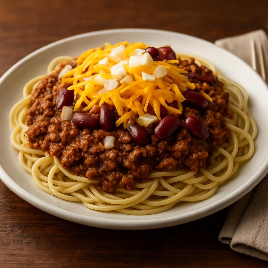 Entree: United States – Great Lakes United States (Ohio) – Cincinnati Chili recipe