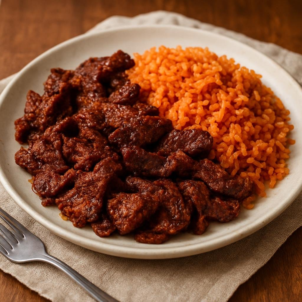 Entree: United States – Guam — Pacific Island United States Territories – Chamorro Beef Tinala' Katne recipe