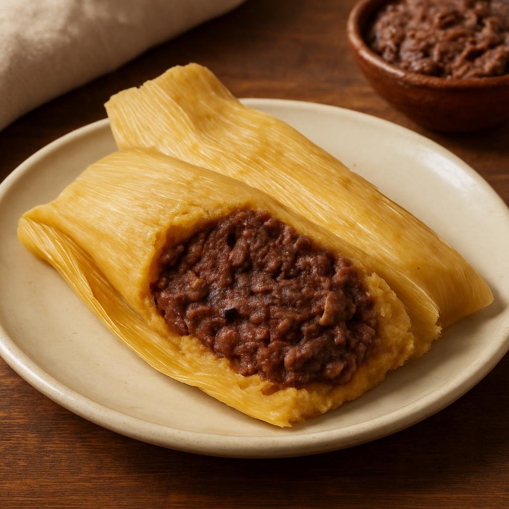 Entree: Mexico – Hidalgo – Tamal de Frijol recipe