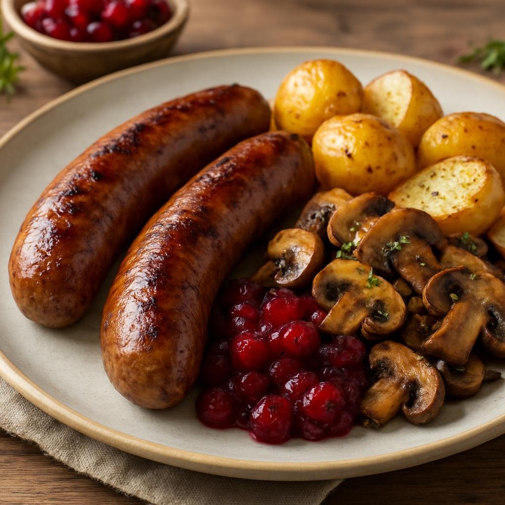 Entree: United States – Alaska – Reindeer Sausage recipe