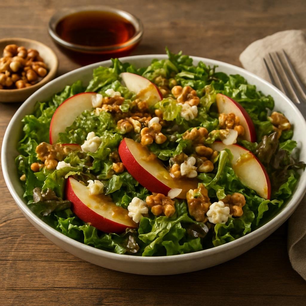 Salad: United States – New Hampshire (New England) – New Hampshire Maple Apple Salad recipe