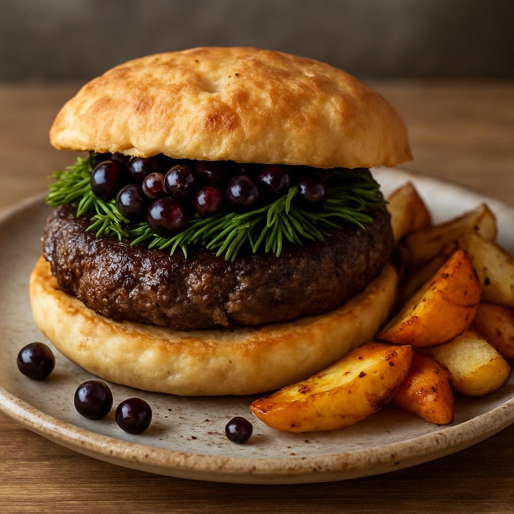 Entree: Canada – Northwest Territories / Northern Canada – Muskox Burger recipe