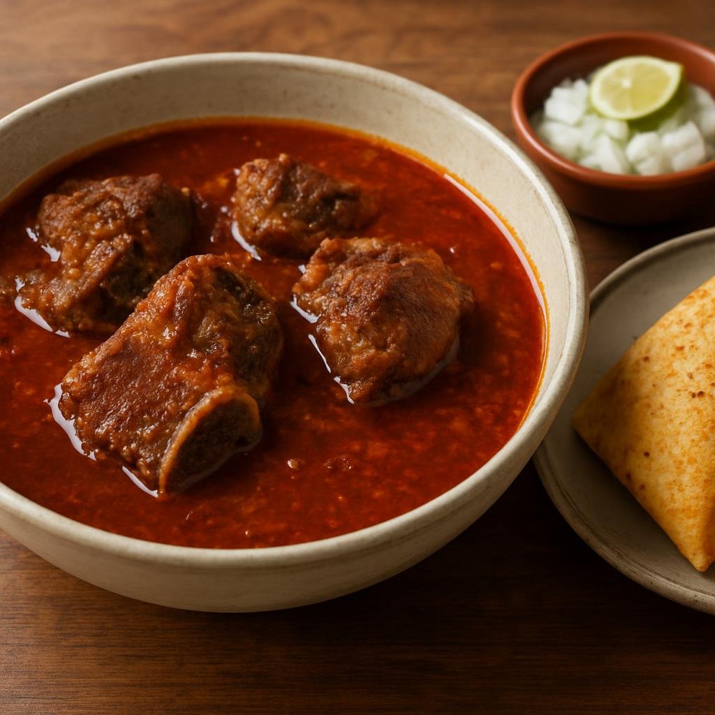 Entree: Mexico – Michoacan – Churipo (Beef and Chile Soup) recipe