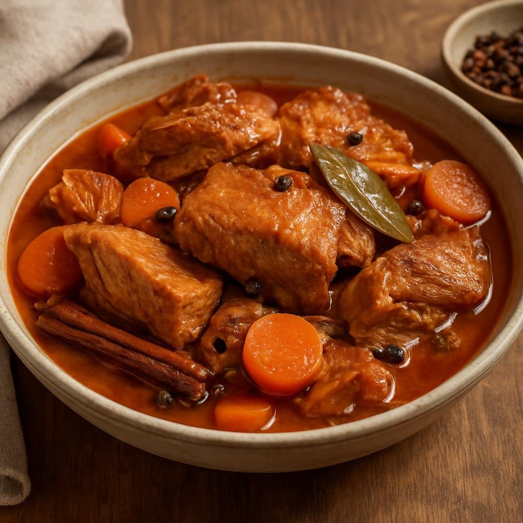 Entree: Mexico – Chiapas, Southern Mexico – Pavo en Escabeche (Turkey in Marinade) recipe