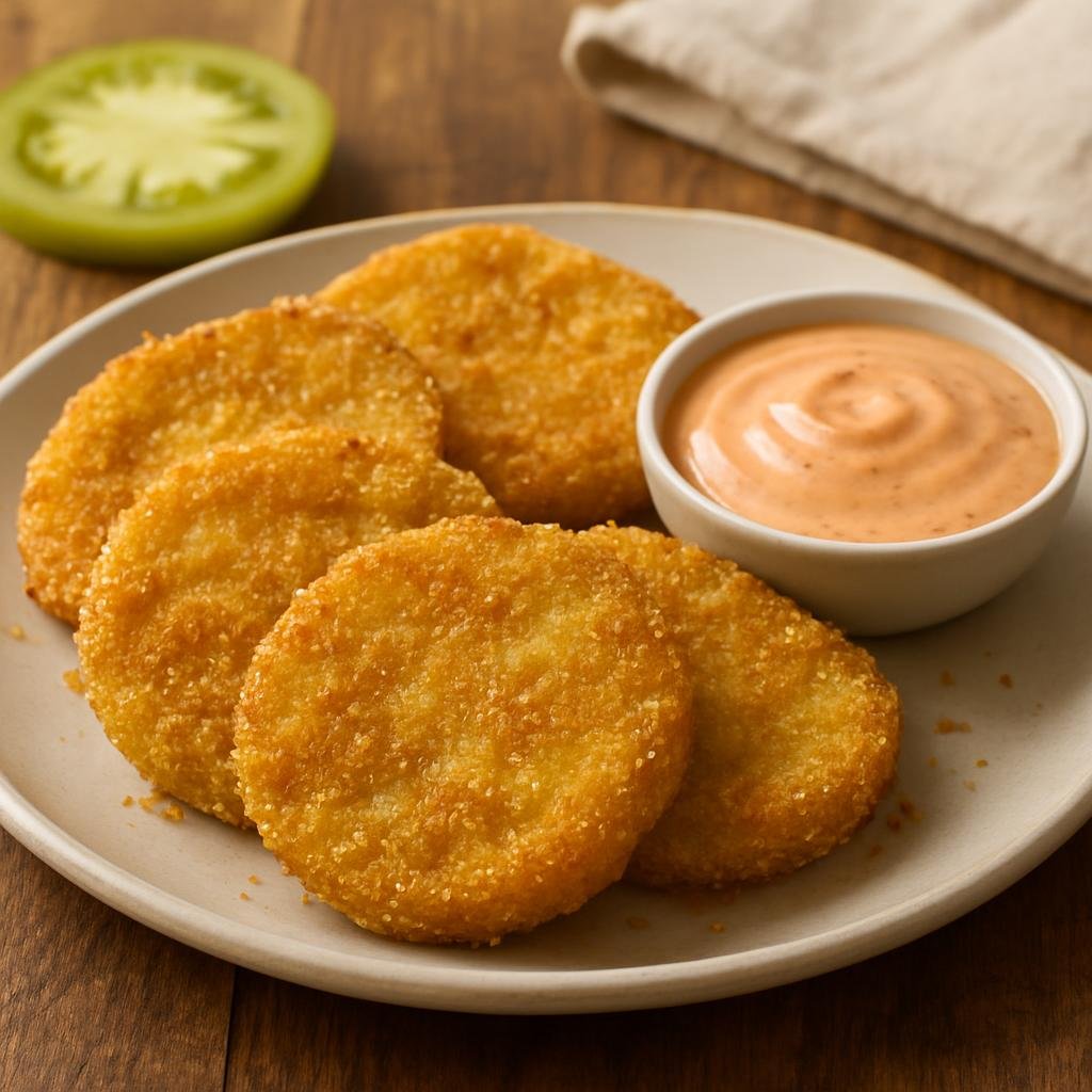 Appetizer: United States – Florida (Southern United States) – Fried Green Tomatoes recipe