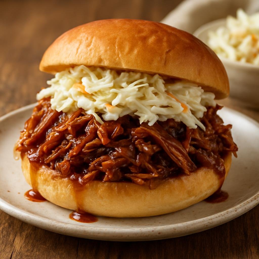 Entree: United States – Indiana – Indiana BBQ Pulled Pork recipe