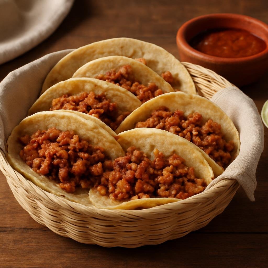 Entree: Mexico – Tlaxcala, Central Mexico – Tacos de Canasta (Basket-Steamed Tacos) recipe