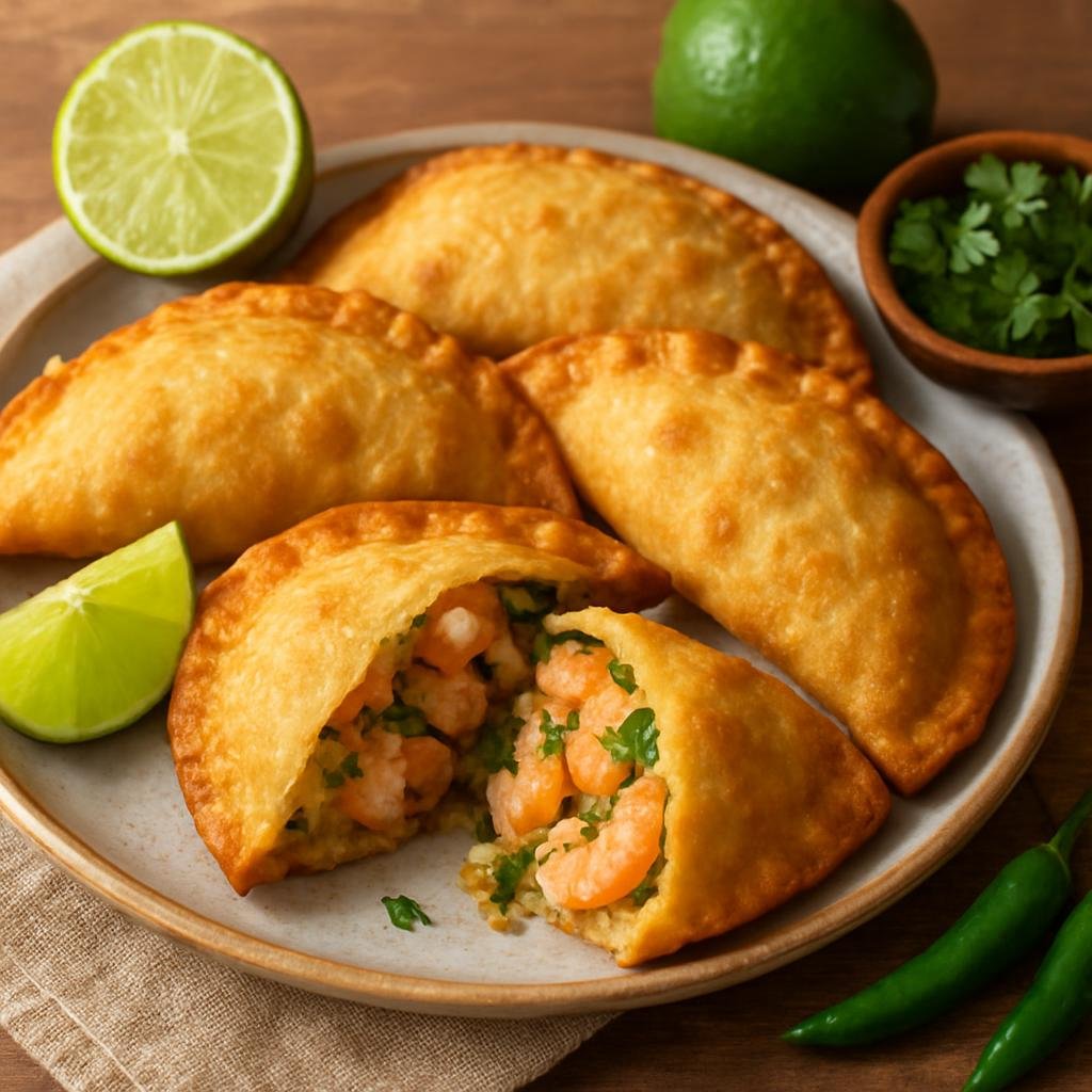 Appetizer: Mexico – Veracruz, Gulf Coast Mexico – Empanadas de Camarón (Shrimp Empanadas) recipe