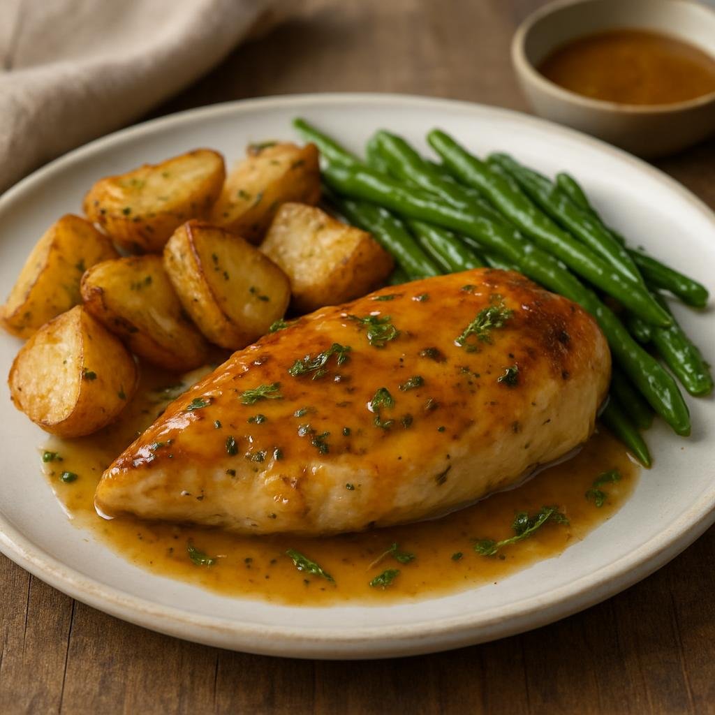 Entree: United States – Vermont (New England) – Vermont Maple-Dijon Chicken recipe