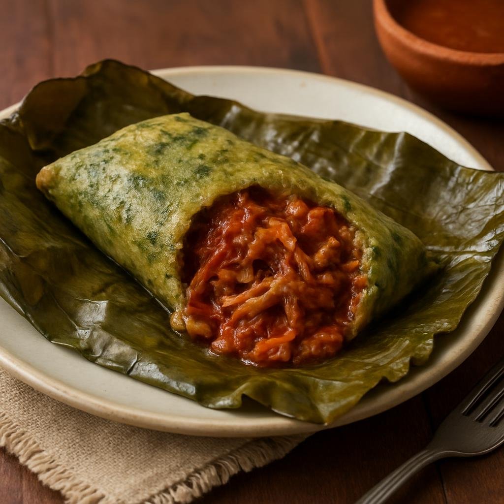 Entree: Mexico – Colima (Western Mexico) – Tamal de Chaya recipe