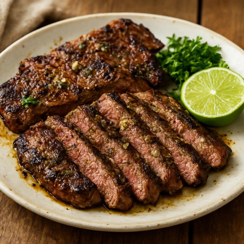 Entree: Mexico – Nuevo Leon, Northern Mexico – Carne Asada (Grilled Steak) recipe