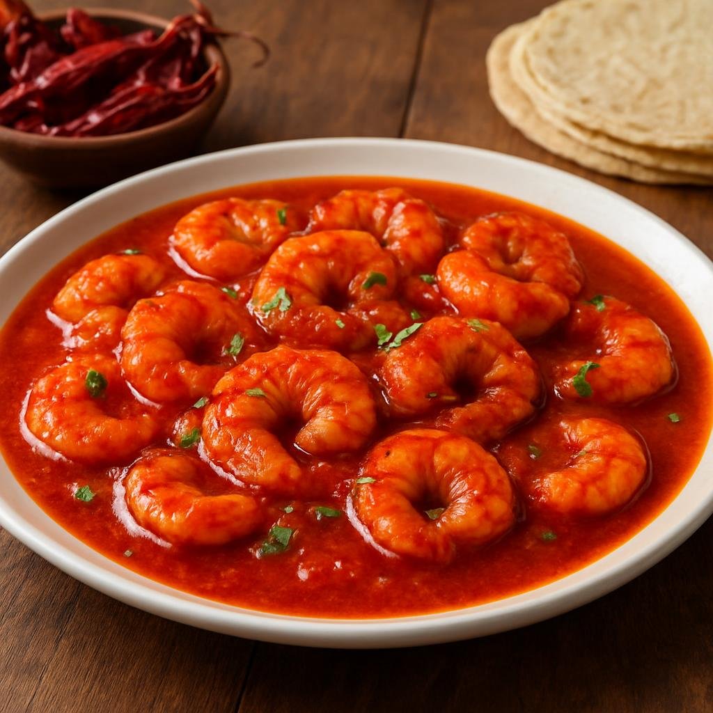 Entree: Mexico – Pacific Coast Mexico (Sinaloa) – Camarones a la Diabla Sinaloense recipe