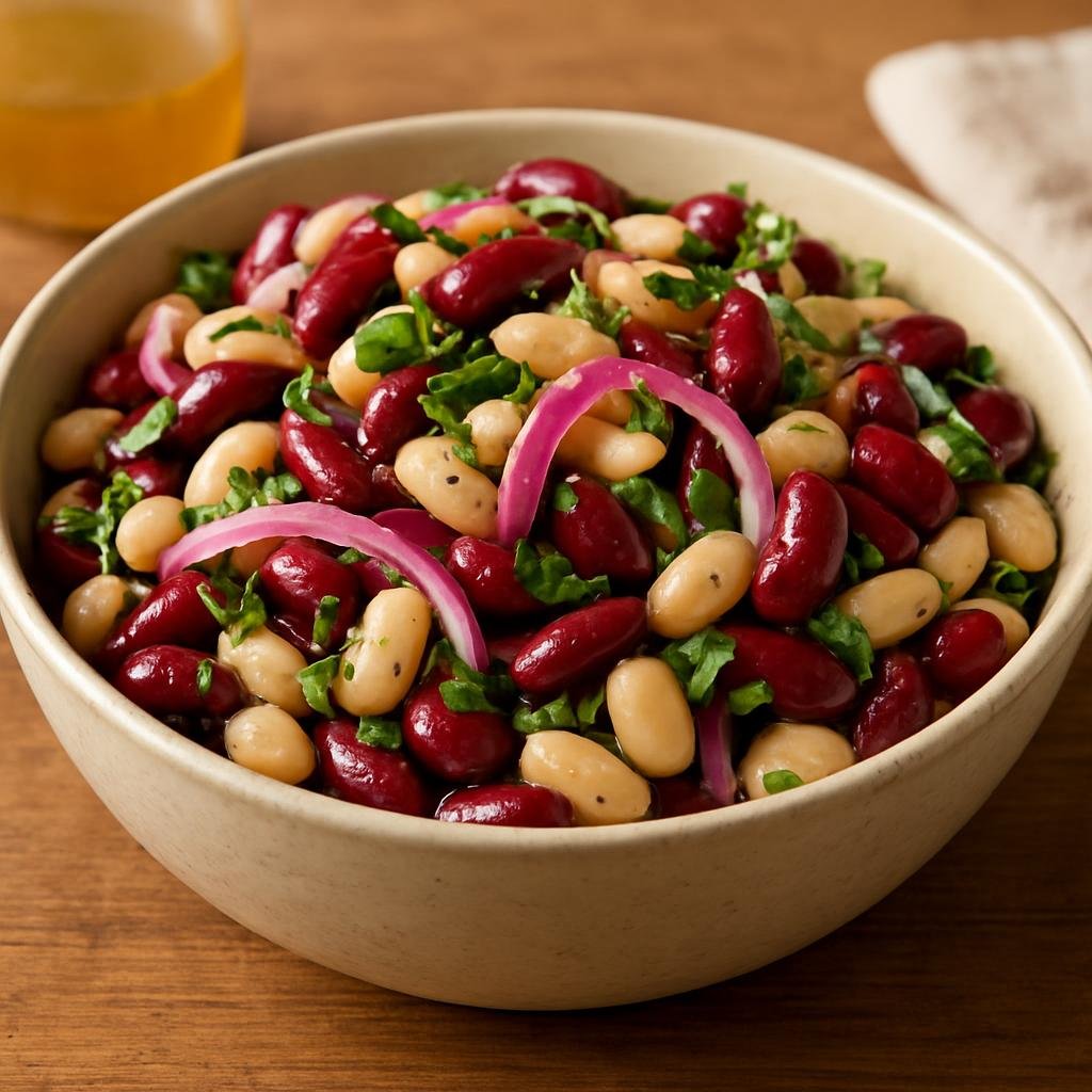 Salad: United States – Great Lakes United States (Michigan) – Michigan Bean Salad recipe