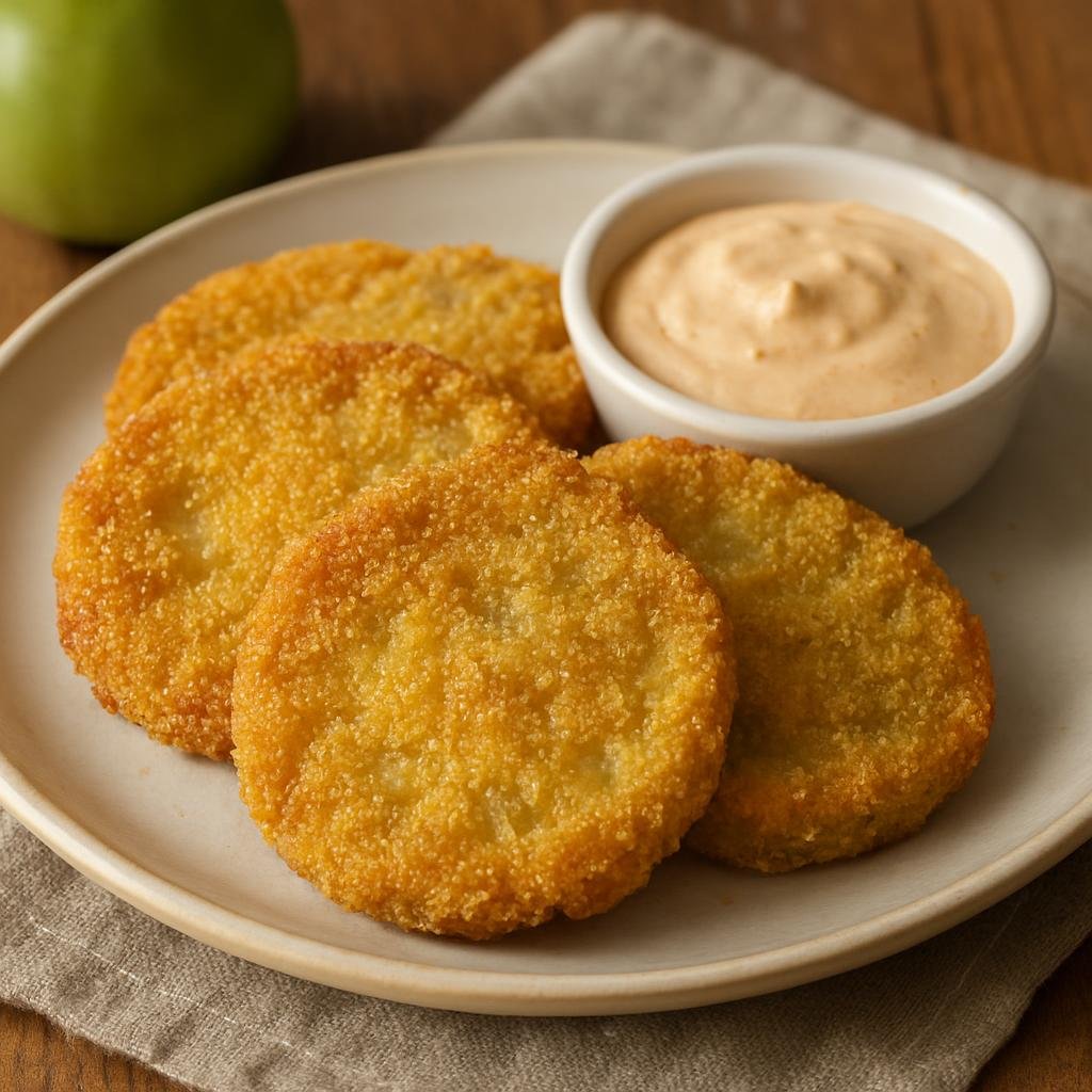 Appetizer: United States – Southern United States (South Carolina) – Fried Green Tomatoes recipe
