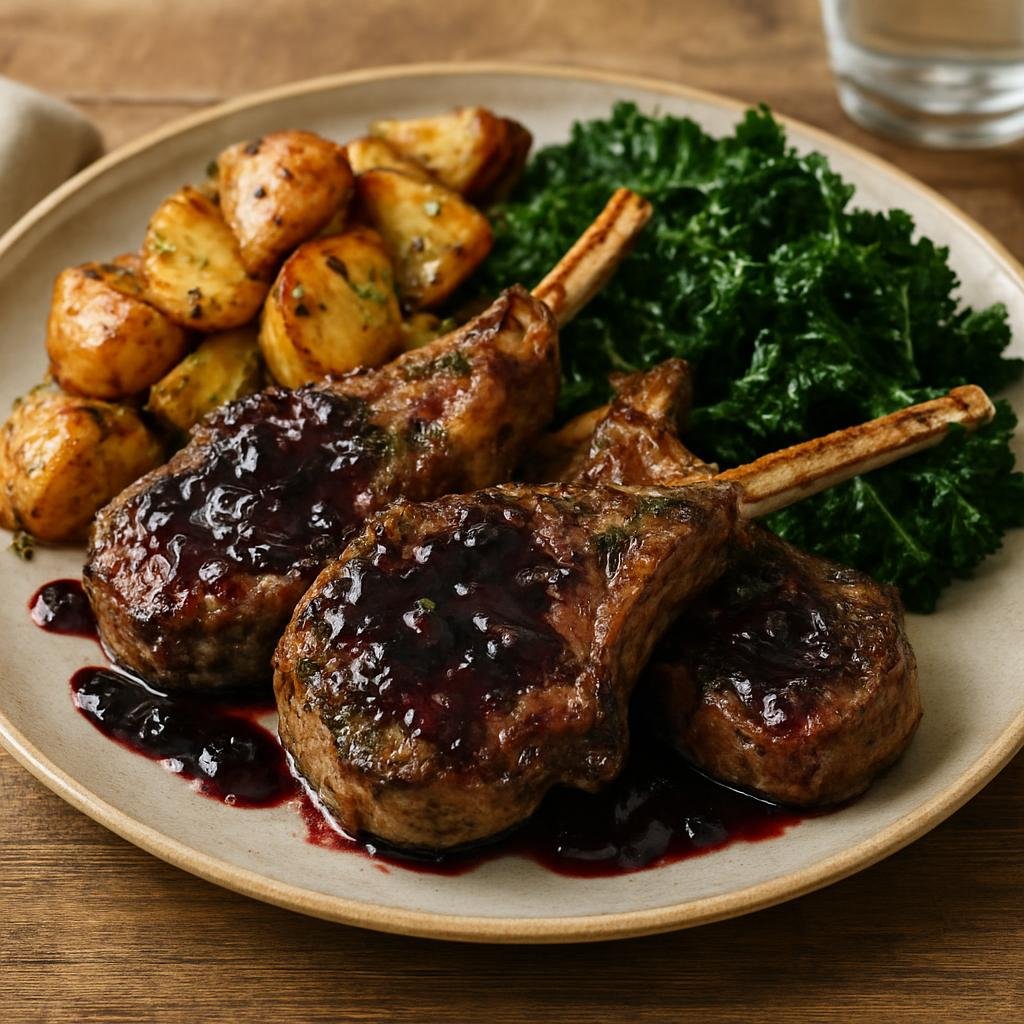 Entree: United States – Montana, Rocky Mountain United States – Montana Lamb Chops recipe