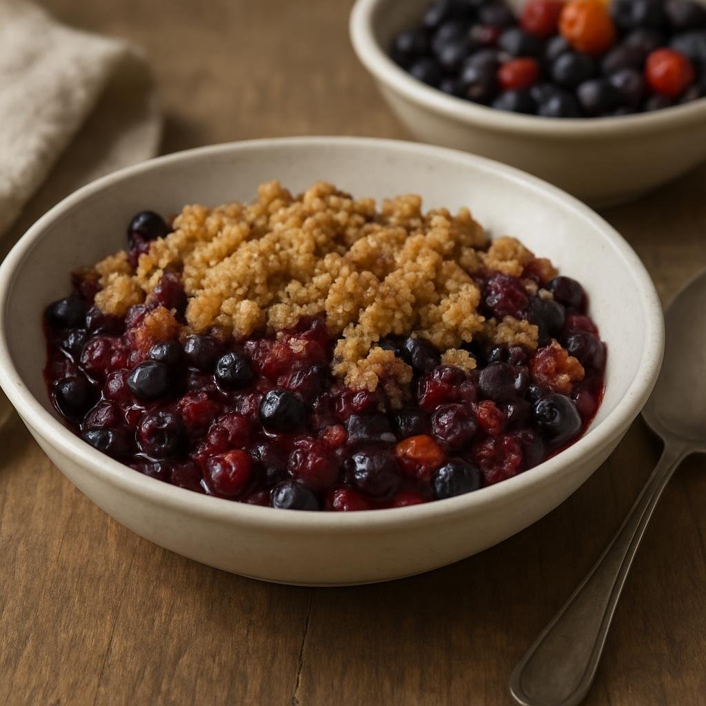 Dessert: Canada – Yukon – Yukon Wild Berry Crisp recipe