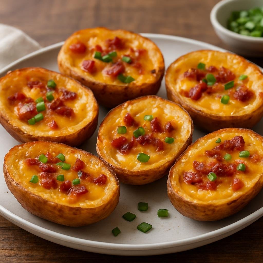 Appetizer: Canada – Prince Edward Island, Atlantic Canada – PEI Potato Skins recipe