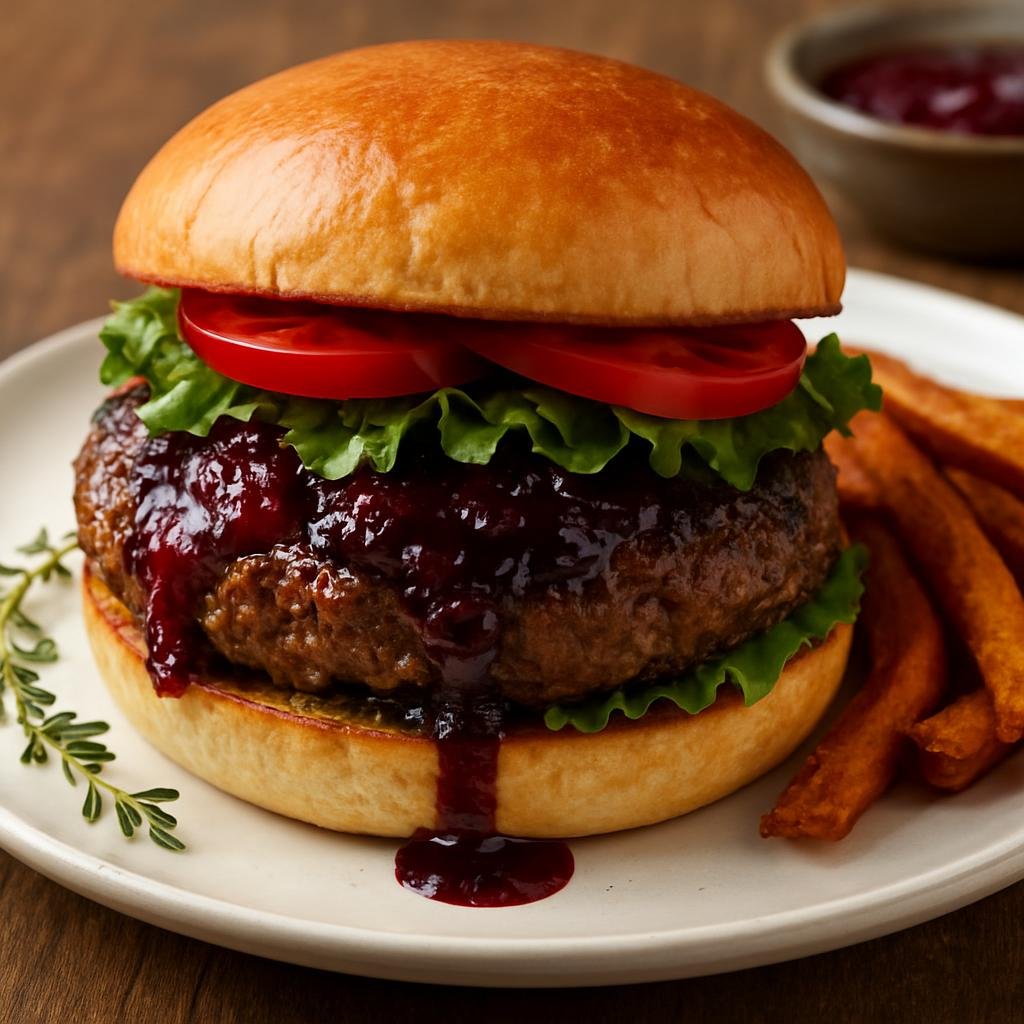 Entree: Canada – Alberta (Canadian Prairies) – Bison Burger recipe