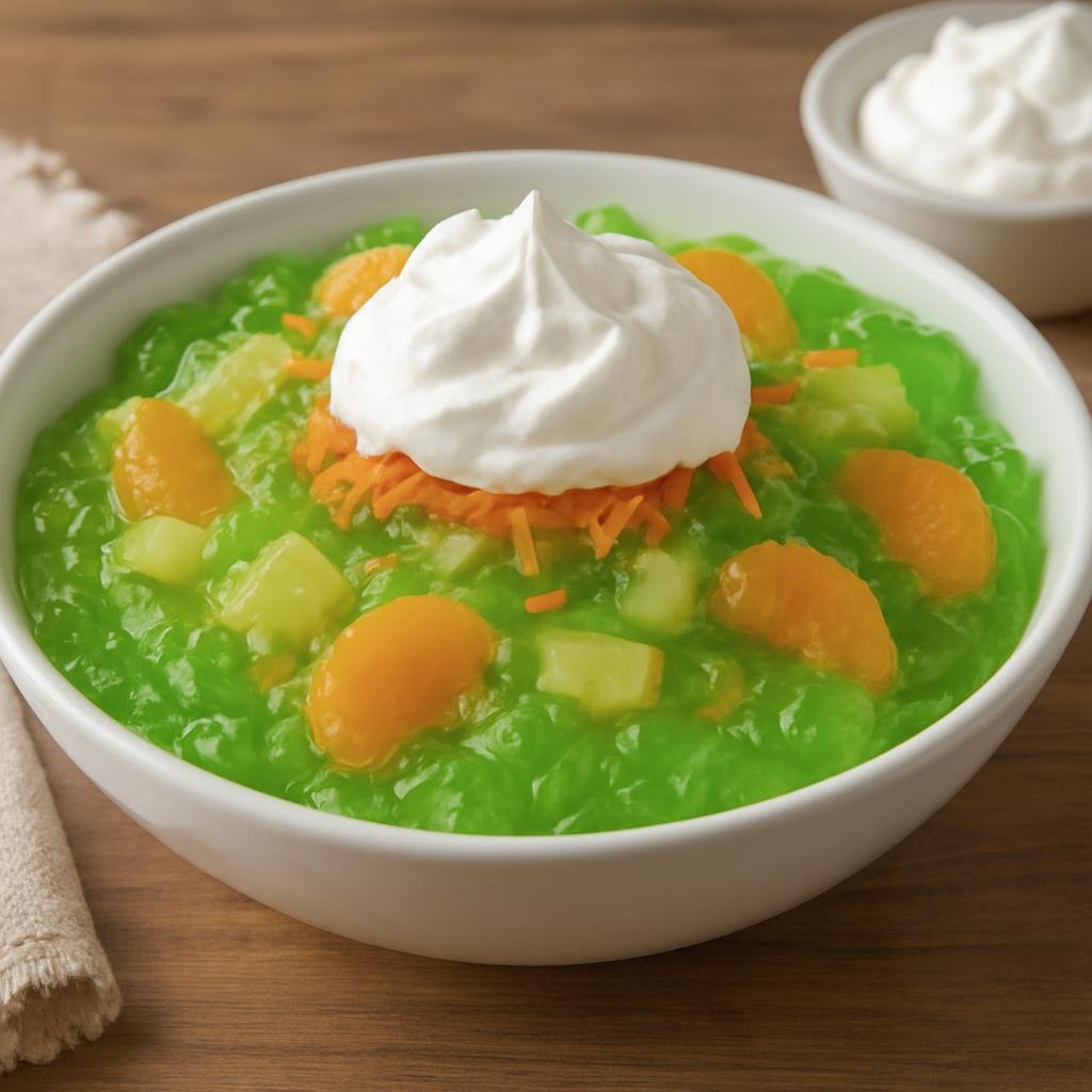 Salad: United States – Utah – Utah Green Jell-O Salad recipe