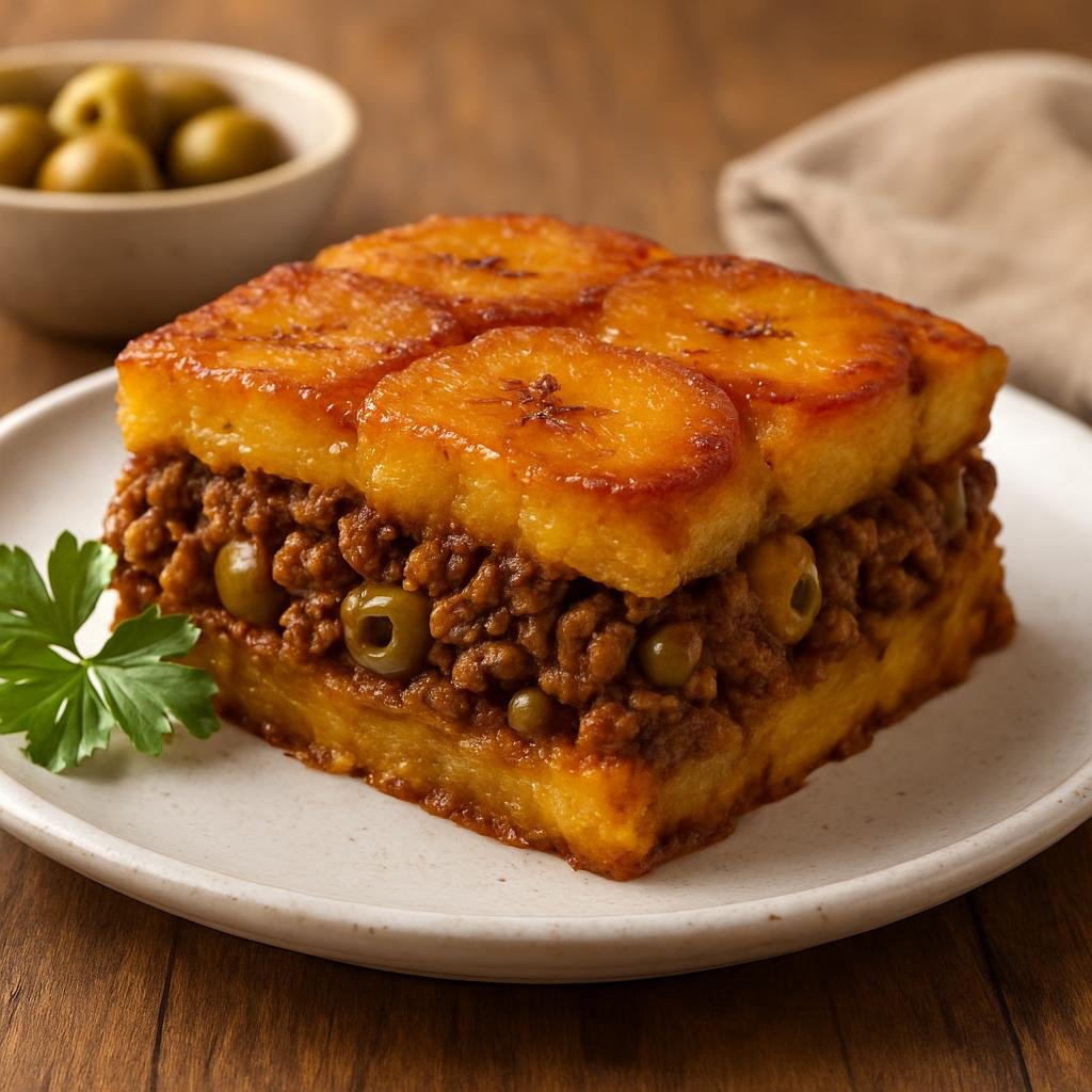 Entree: United States – Puerto Rico (Puerto Rican Cuisine) – Pastelón recipe