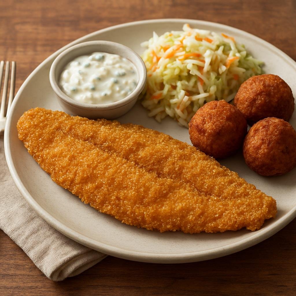 Entree: United States – Nebraska (Great Plains United States) – Nebraska Fried Catfish recipe