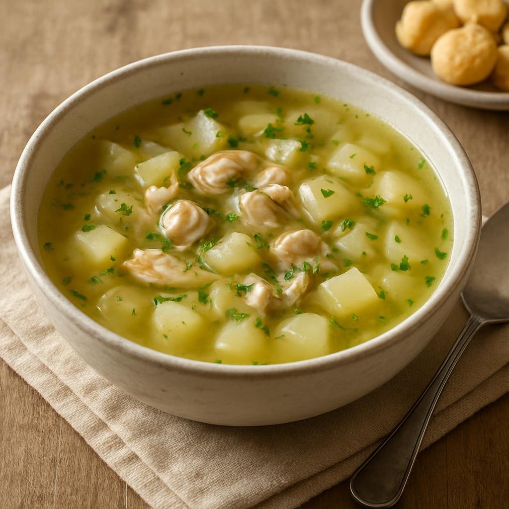 Entree: United States – Connecticut (New England) – Connecticut Clam Chowder recipe